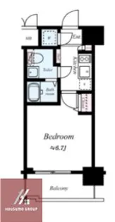 レジュールアッシュ梅田ネクス【8階】の間取り