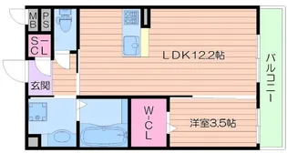 ディアコート【3階】の間取り