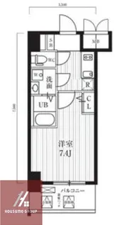 アプリーレ中之島【1006号室】の間取り