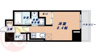 大阪府大阪市西区新町4丁目【マンション】の間取り