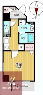 デルタイースト【2階】の間取り