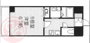 エムズパラッツユニバーサル【6階】の間取り
