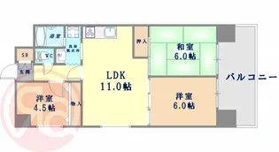 3LDKの間取り画像