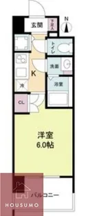 エス・キュート梅田東【6階】の間取り