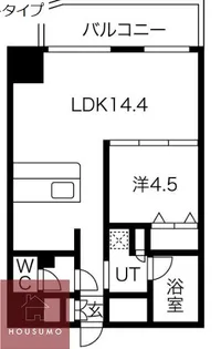 セレニテ梅田北Premium【3階】の間取り
