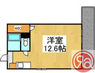 ハイツ五條【2階】の間取り