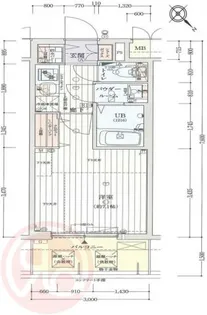 クリスタルグランツみなとシティ【4階】の間取り