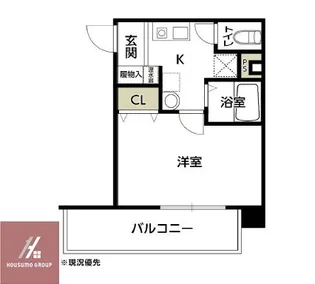ルミエール備後町【7階】の間取り