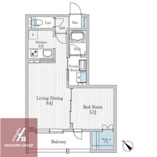 モクシオン大阪ベイ【2階】の間取り