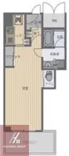 アーバネックス北浜【202号室】の間取り