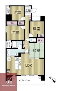レジディア都島Ⅰ【901号室】の間取り