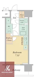 BLAU本町東(旧BPRレジデンス本町東)【4階】の間取り