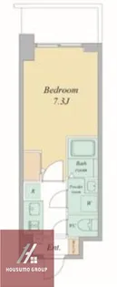 エスリードレジデンス大阪谷町ザ・マークス【511号室】の間取り