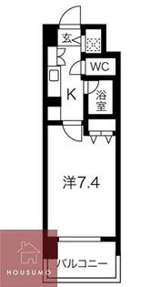 レジュールアッシュ梅田イースト【4階】の間取り