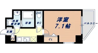 エイペックス京町堀Ⅱ【5階】の間取り