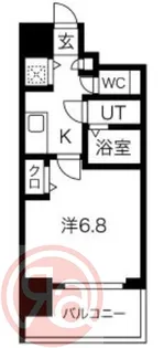 セオリー大阪ベイステージ【9階】の間取り