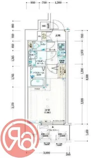 アドバンス西梅田Ⅲエミネンス【3階】の間取り
