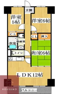 サンファースト京橋【9階】の間取り