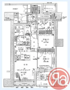 グランドメゾン北堀江レジデンス【12階】の間取り