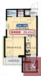 corallo あびこ【2階】の間取り