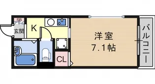 リバティコート【2階】の間取り