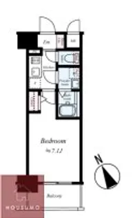 エスリード京橋グランテラス【7階】の間取り