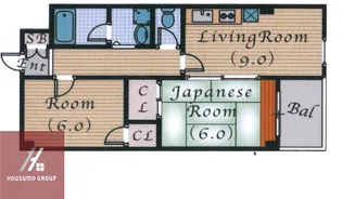 三木シャトーマンション【5階】の間取り