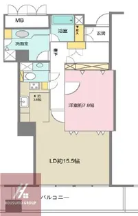 OAPレジデンスタワー西館【14階】の間取り