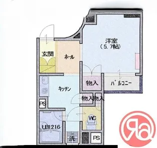 伊藤谷町ビル【5階】の間取り