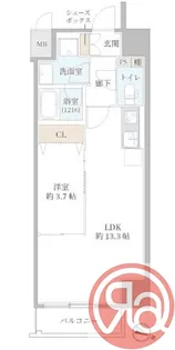 Sarnath海老江【5階】の間取り