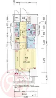 プレサンス西九条シティベイ【8階】の間取り