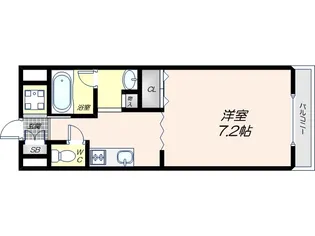 クレド山之内【2階】の間取り