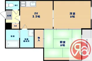 スポール南住吉【203号室】の間取り