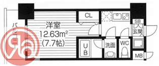 S-RESIDENCE福島LUXE【11階】の間取り