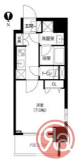 アーバネックス梅田西【4階】の間取り