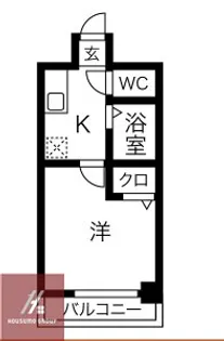 エスリード同心第5【7階】の間取り