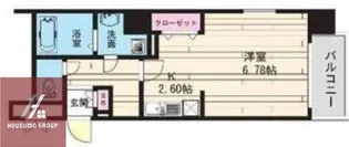 メゾン・ド・ヴィレ都島【403号室】の間取り