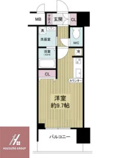 グランカーサ梅田北【2階】の間取り