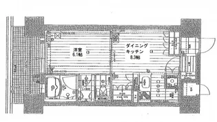 リーガルあみだ池新町【7階】の間取り