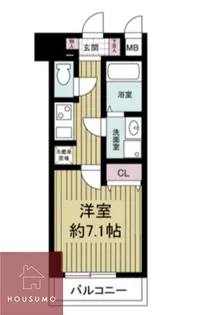 S-RESIDENCE Hommachi Marks【3階】の間取り