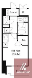 パークキューブ北浜【5階】の間取り