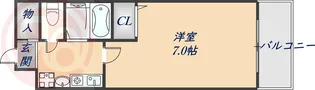 エスリード福島駅前【11階】の間取り