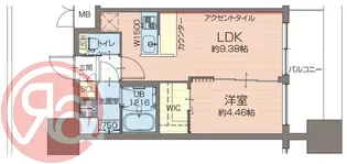 プレジオ難波EURO【7階】の間取り