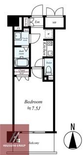 ファミール・リブレ梅田東【8階】の間取り