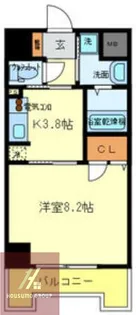 パウゼ大手前【802号室】の間取り