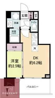 セレニテ天六ミラク【402号室】の間取り