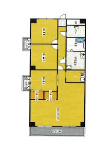 ライフステージ福島【6階】の間取り