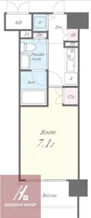 セイワパレス大阪城北【7階】の間取り
