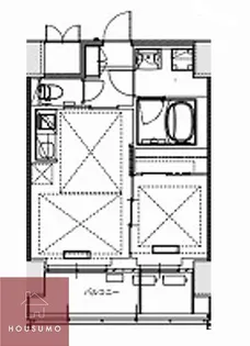 ノルデンタワー南森町プレミアム【2階】の間取り