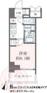 クレストコート靭公園 THE CLASS【9階】の間取り